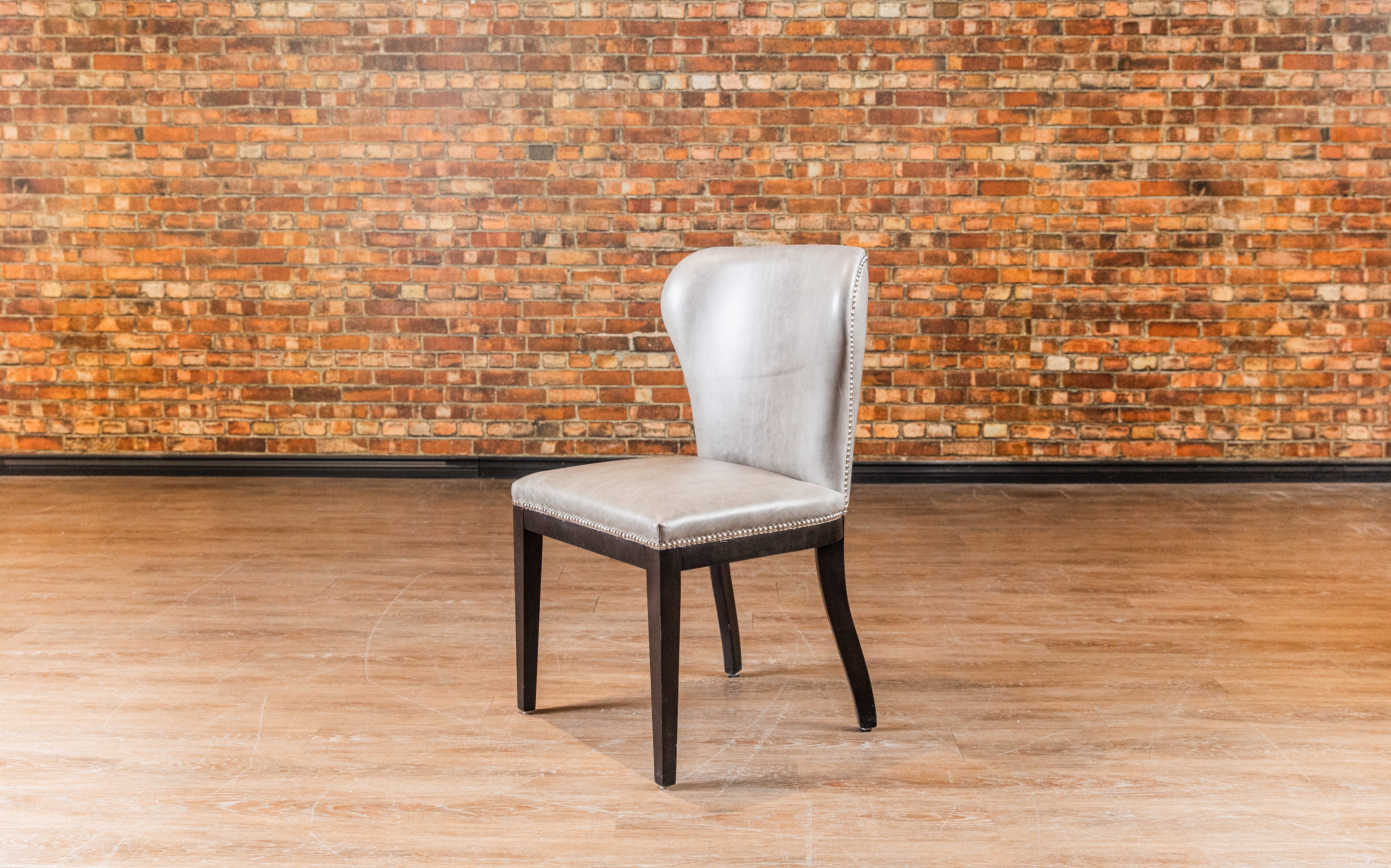 Violet Leather Dining Chair - Modern PU Leather Upholstered Seat for Kitchen, Dining Room & Office - Comfortable & Stylish Home Furniture