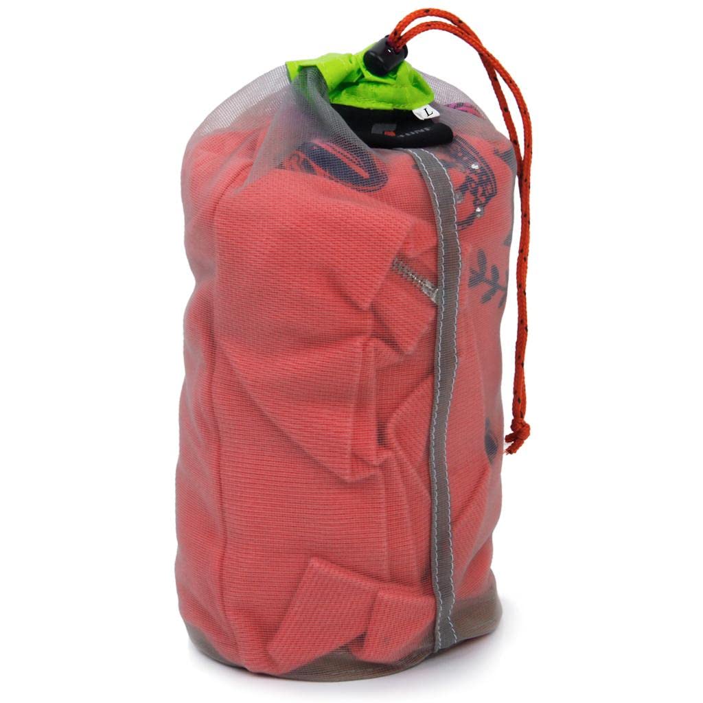 Ultra Light Mesh Stuff Sack Storage Bag for Travel Camping - Compact Organizer for Hiking, Backpacking & Outdoor Gear Storage