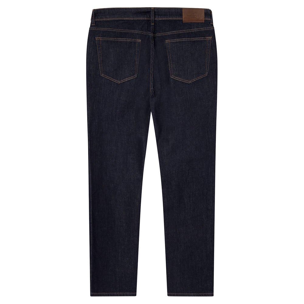 Hackett London Men's Rinse Wash Denim Jeans - Slim Fit Stretch Comfort for Casual & Business Wear | Perfect for Office, Travel & Everyday Use