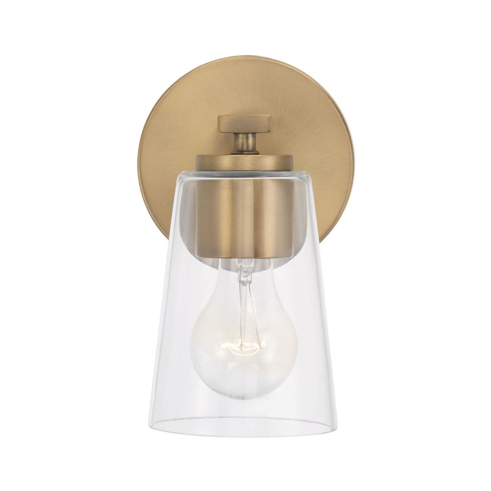 Finley Sconce Wall Light - Modern LED Wall Sconce for Bedroom, Living Room & Hallway - Dimmable Plug-in or Hardwired Wall Mounted Lighting Fixture