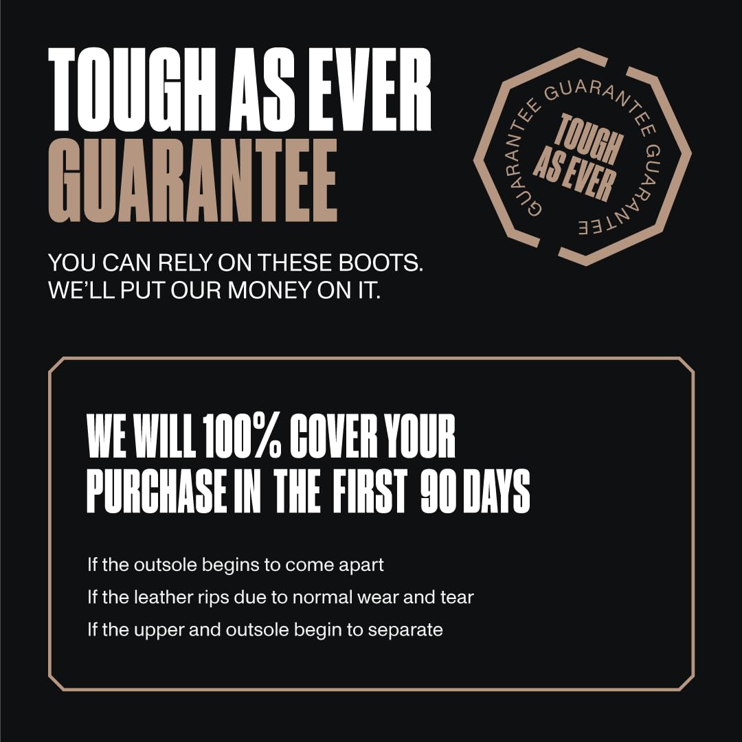 EverBoots Men's Lightweight Work Boots - Leather EverFit Comfort, Anti-Slip & Shock Absorption, Soft Oil Grain, Goodyear Welt Construction | Perfect for Industrial, Construction, Roofing & Electrician Work