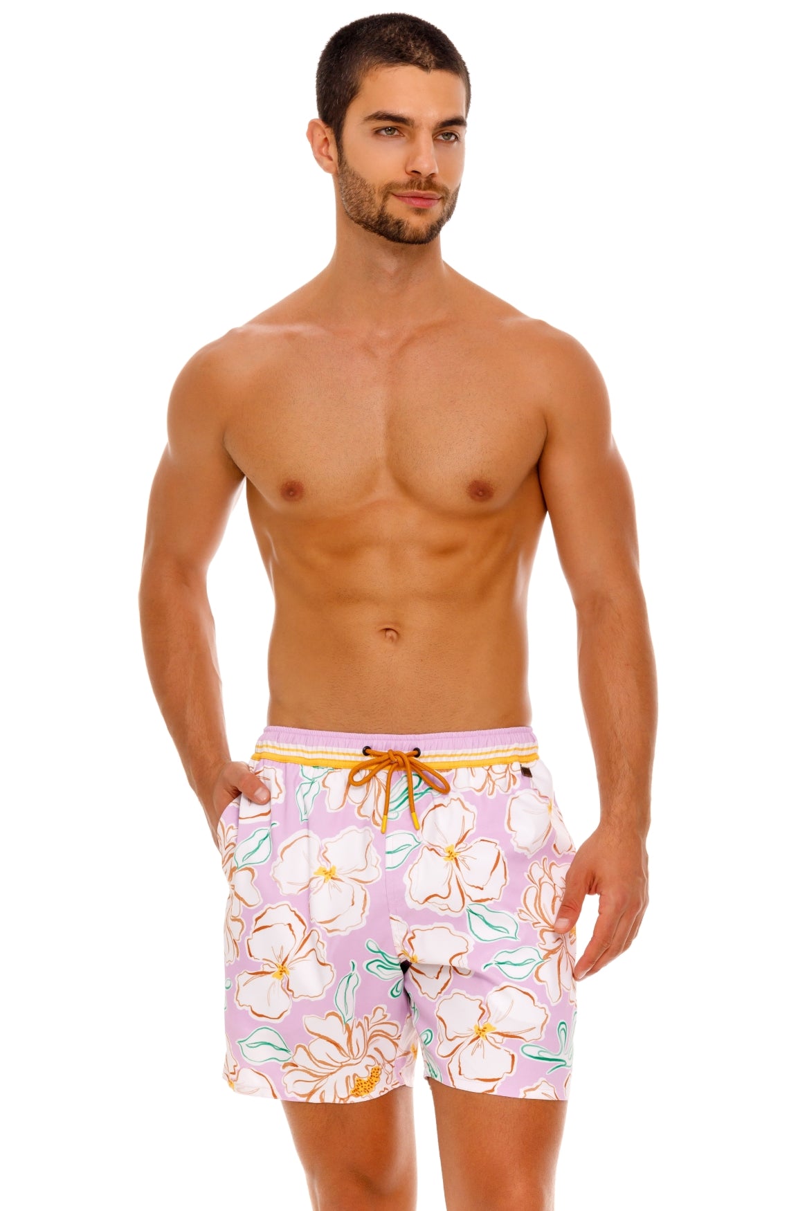 Joe Men's Quick-Dry Swim Trunks with Mesh Liner - Comfortable Beach Shorts for Swimming, Surfing & Summer Vacation