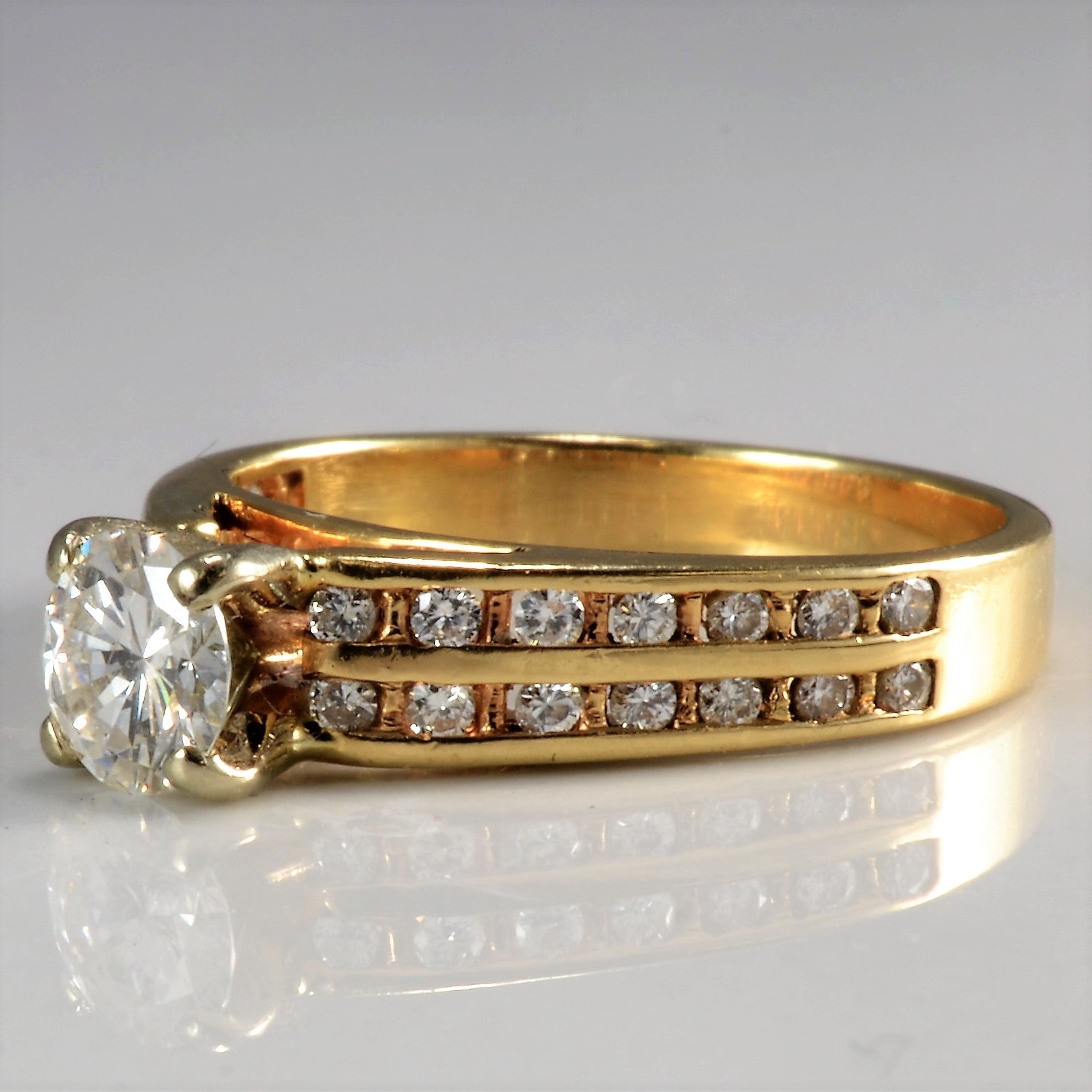 0.67ctw Round Brilliant Cut Diamond Engagement Ring - SI2 Clarity G/H Color - Size 5 - Perfect for Proposals, Anniversaries & Wedding Bands