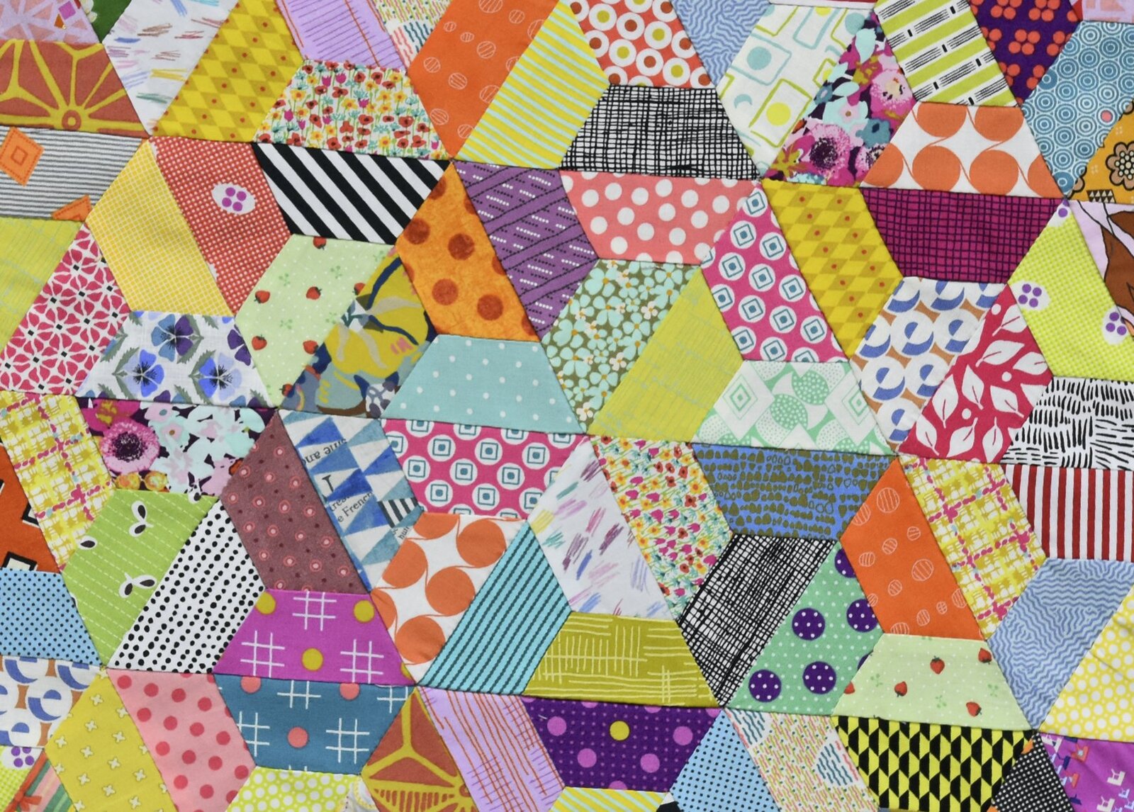 Jen Kingwell Postcard Project #13 Quilt Kit - Premium Cotton Fabric for Quilting & Sewing - Perfect for DIY Home Decor, Patchwork, and Crafting Projects