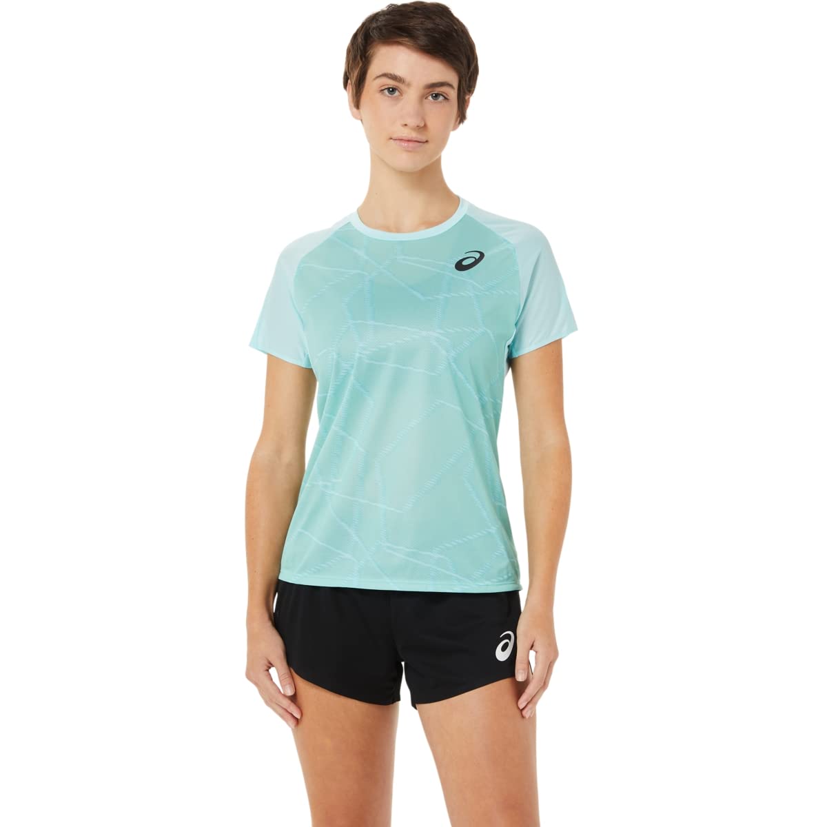 ASICS Women's Lightweight Short Sleeve Workout Top - Moisture Wicking Athletic Shirt for Running, Yoga & Gym Training - Comfortable Fitness Apparel for Active Lifestyles