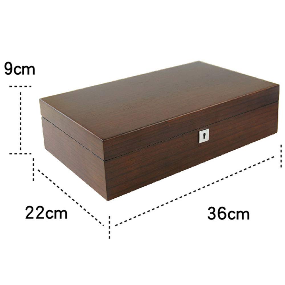 Double-Layer Wooden Jewelry Box with Ebony Wood Grain - Multifunctional Watch & Jewelry Storage Organizer for Women - Perfect for Dresser, Vanity, Travel & Gift Giving
