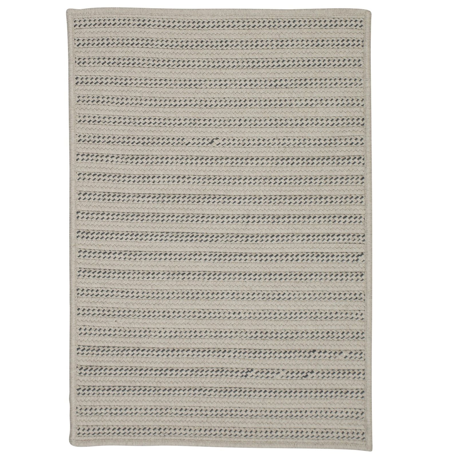 Sunbrella Outdoor Rug 6x9 Feet - Waterproof & Fade-Resistant - Natural Granite Color - Perfect for Patio, Deck, Poolside, and Garden Use