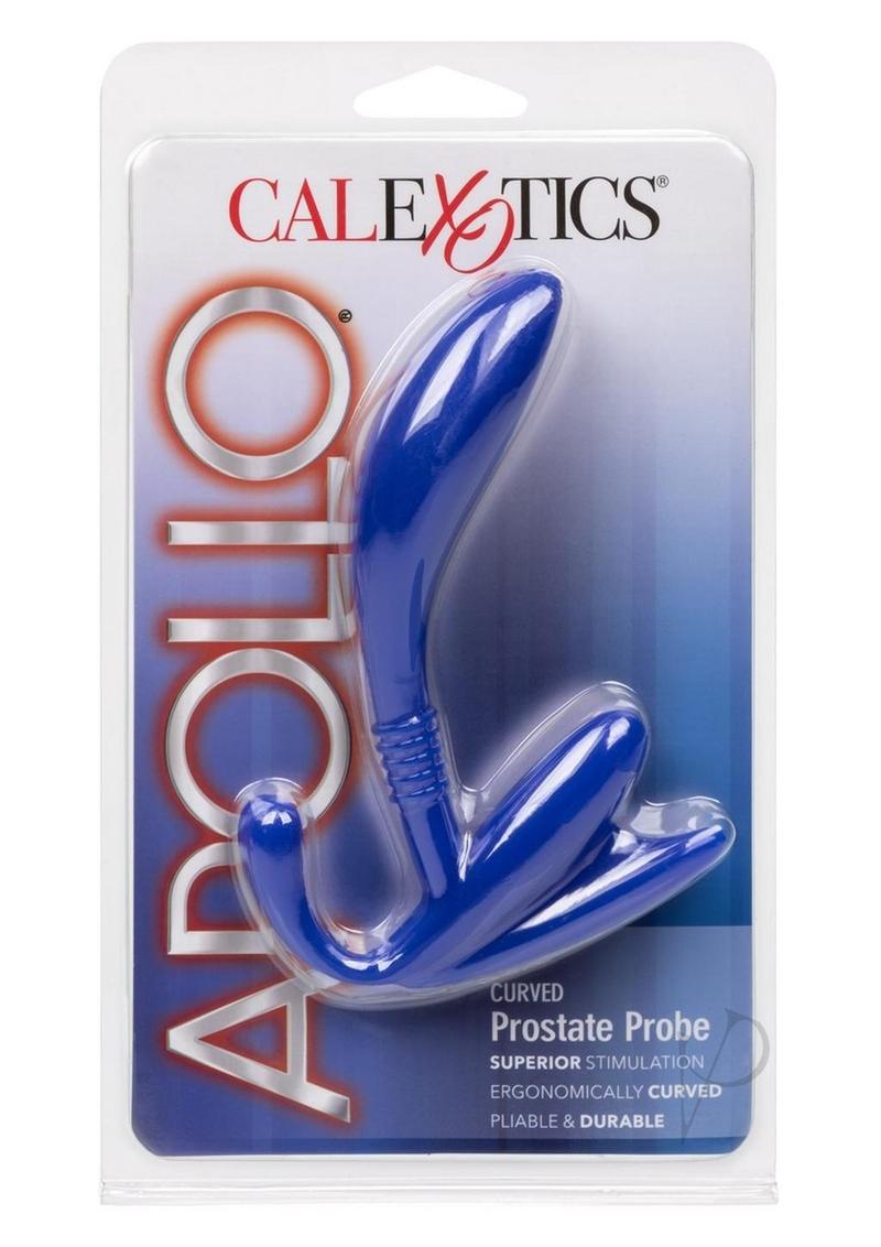 Apollo Curved Prostate Massager for Men - Blue | Premium G-Spot Stimulator | Enhance Intimacy & Pleasure | Perfect for Couples Play & Solo Exploration