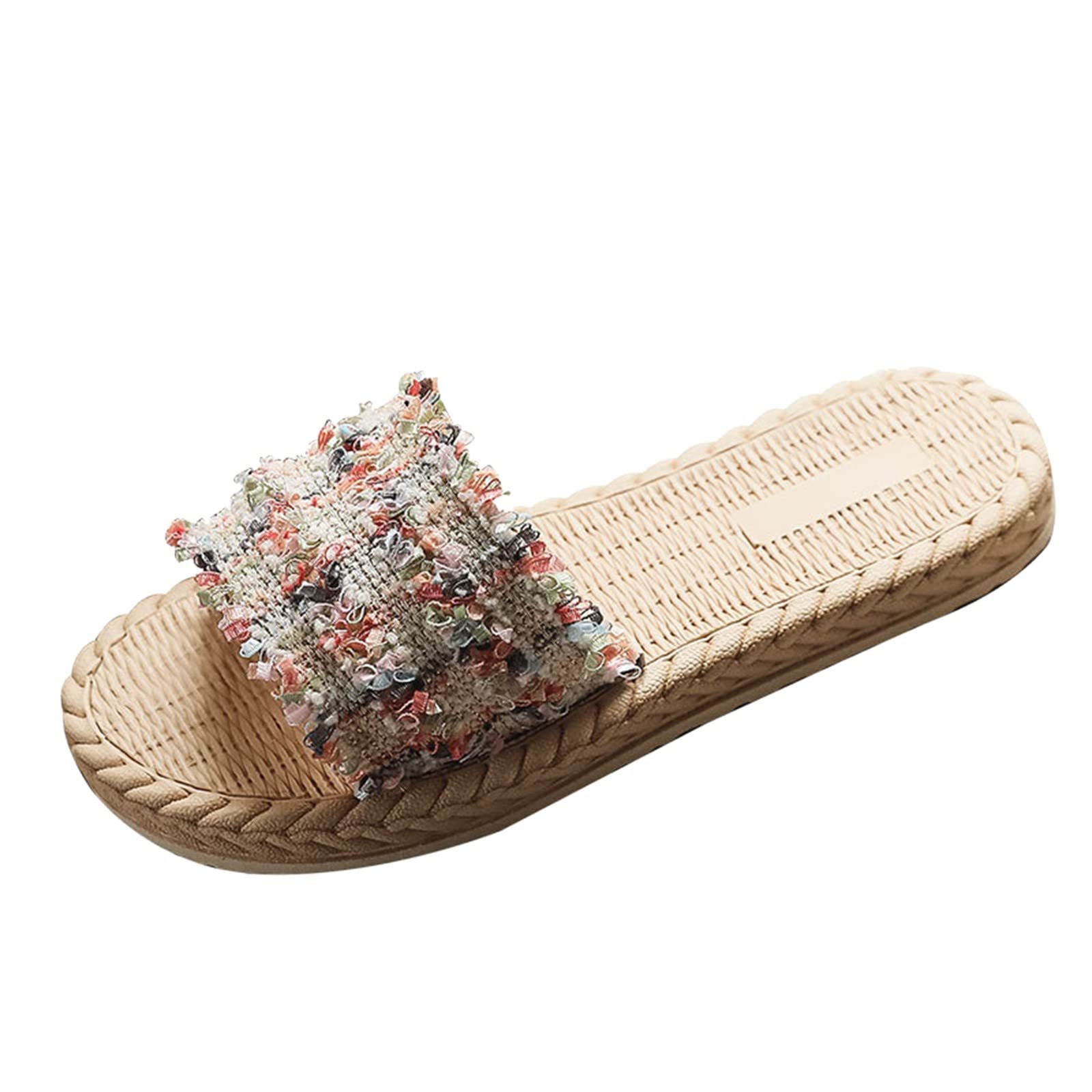 Women's Summer Beach Sandals - Comfortable Casual Flat Slippers for Spring & Summer | Perfect for Beach, Poolside, and Vacation Wear