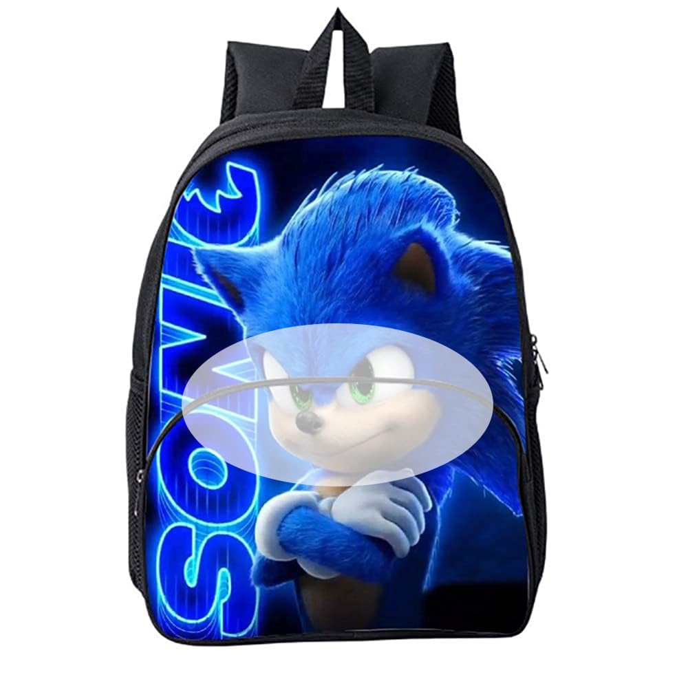 Evere Blue Laptop Backpack - Cute Cartoon Design School & Travel Backpack for Men & Women, Lightweight & Durable, Fits 15.6 Inch Laptop - Perfect for College, Work, Commuting & Outdoor Adventures