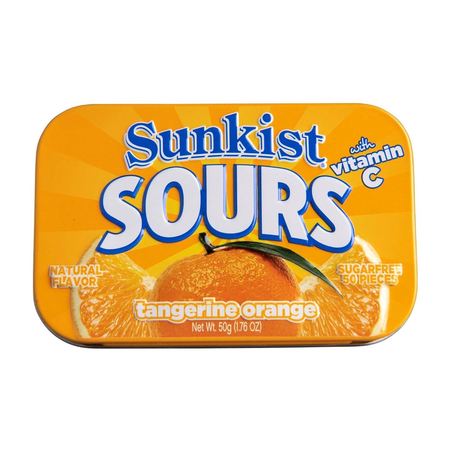 Big Sky Sour Orange Sugar Free Mints - 6 Count Tin | Refreshing Breath Freshener for Office, Travel & After Meals