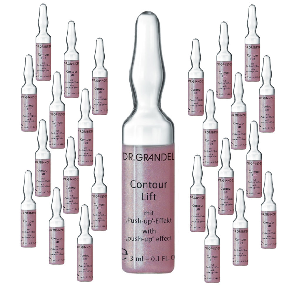 Dr. Grandel Ampoule Contour Lift 24x3ml - Anti-Aging Facial Serum for Wrinkle Reduction & Skin Tightening - Perfect for Night Routine & Special Occasion Prep