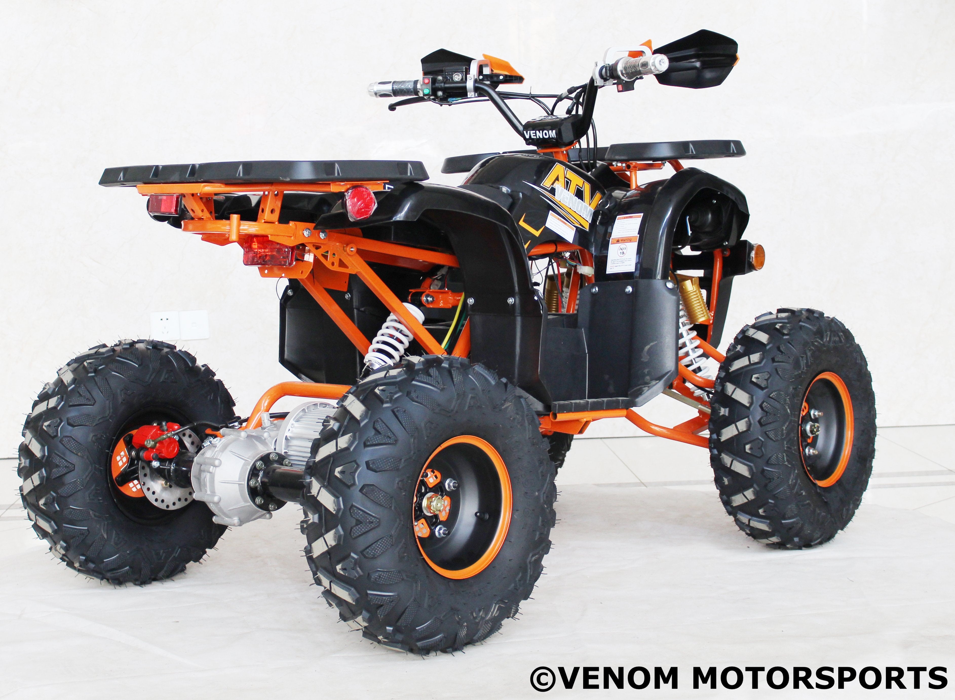 1500W 48V Brushless Electric ATV for Adults - Powerful Off-Road Quad Bike for Hunting, Camping & Farm Work