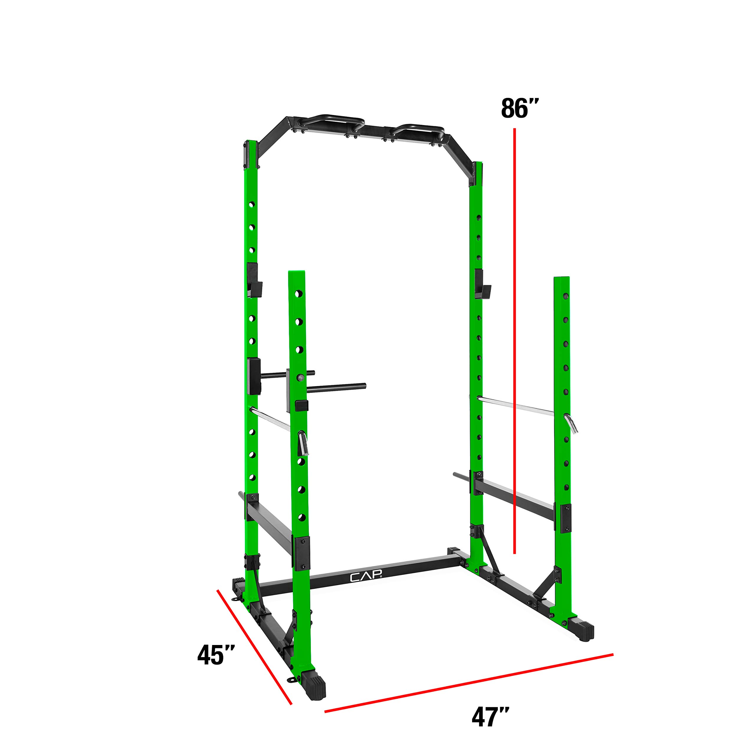 CAP Barbell Multi Use Power Rack - Heavy Duty Home Gym Equipment for Weight Lifting & Strength Training (Color Series) | Perfect for Home Workouts, CrossFit & Bodybuilding