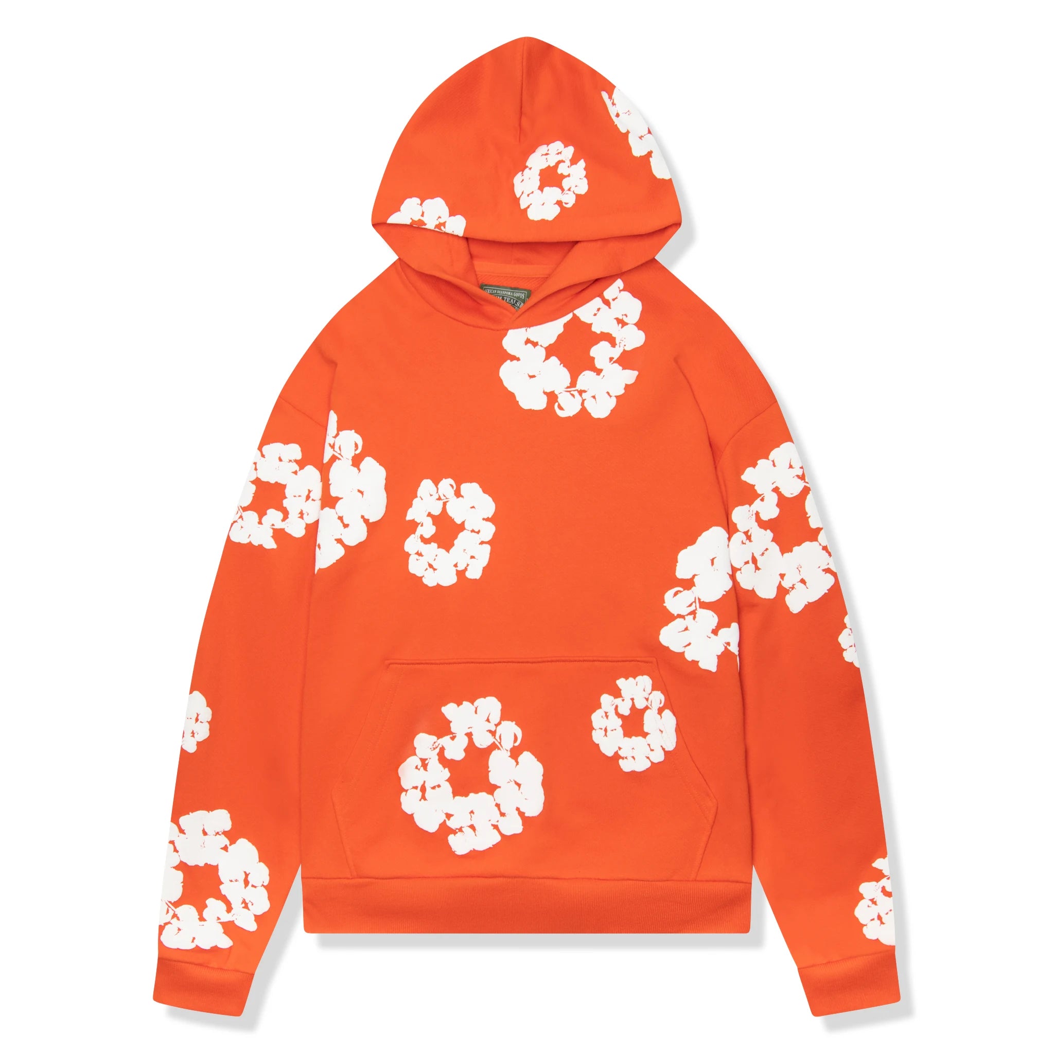 Denim Tears Cotton Wreath Orange Hoodie - Streetwear Fashion for Men & Women | Perfect for Casual Outfits, Urban Style & Hip-Hop Culture