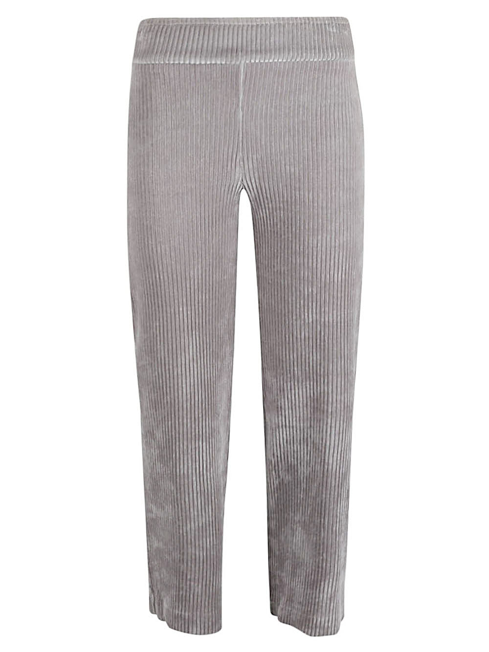 AVENUE MONTAIGNE Women's High-Waisted Silver Dress Pants for Office & Evening Wear - Elegant Formal Trousers for Business & Special Occasions