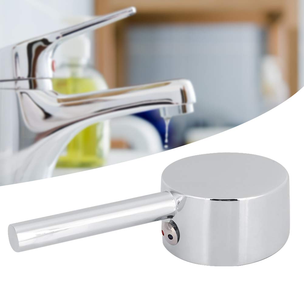 Jerliflyer 45mm Faucet Handle Replacement - Zinc Alloy Single Lever Mixer Handle for Kitchen & Bathroom Sink - Durable Upgrade for Faucet Controls (Perfect for Home Renovation & DIY Plumbing Projects)