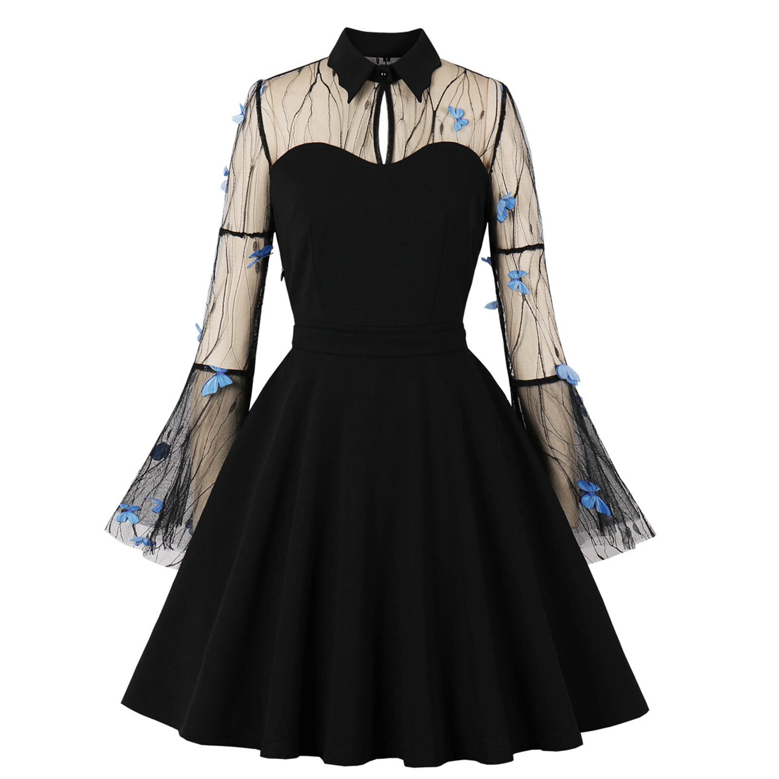 Elegant Women's Lace Dress for Wedding Guest, Party & Special Occasions - Sexy Knee-Length Lace Dress for Evening Events, Cocktail Parties & Formal Gatherings