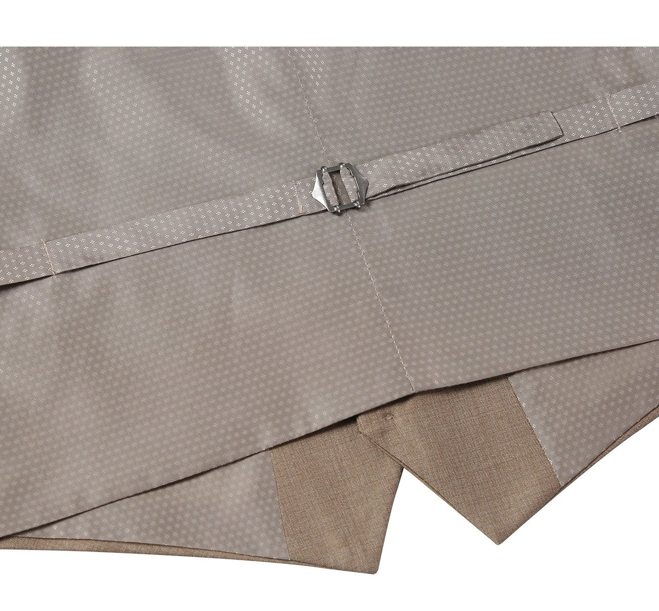 Alessandro Vitello by Renoir Taupe Button Formal Suit Vest | Men's Regular Fit Waistcoat for Business & Wedding | Premium 2023 Collection | Perfect for Office Wear, Formal Events & Special Occasions