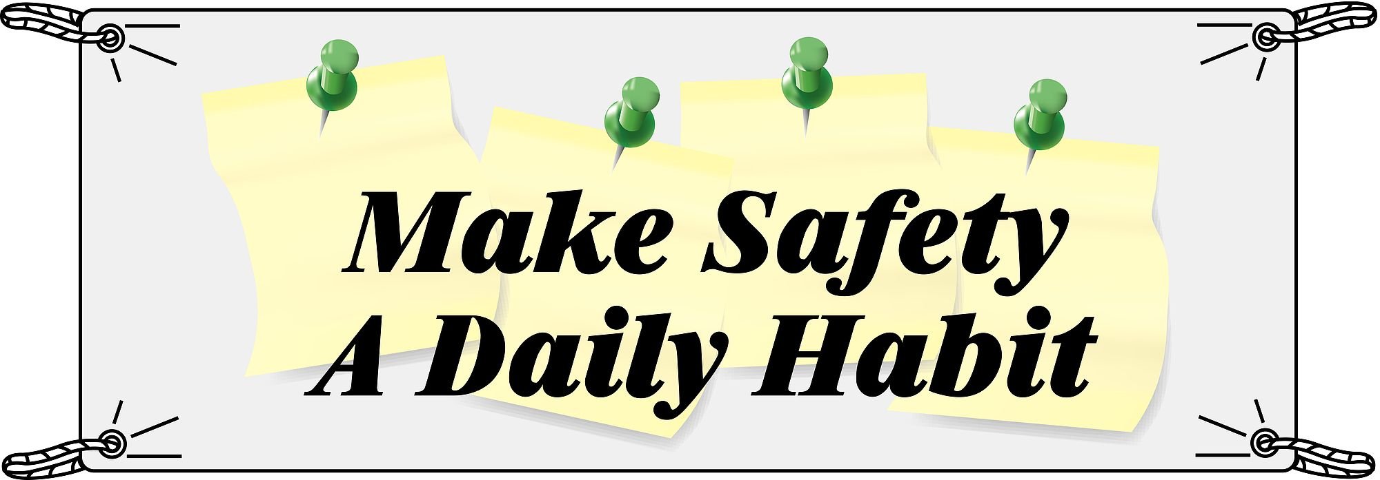 Brady 106322 Vinyl Safety Banner 3.5