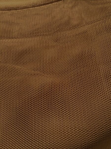 Premium Polyester Tulle Netting Fabric - 59/60 Inches Wide in Skintone #7 - Perfect for Wedding Veils, Costumes, and DIY Craft Projects
