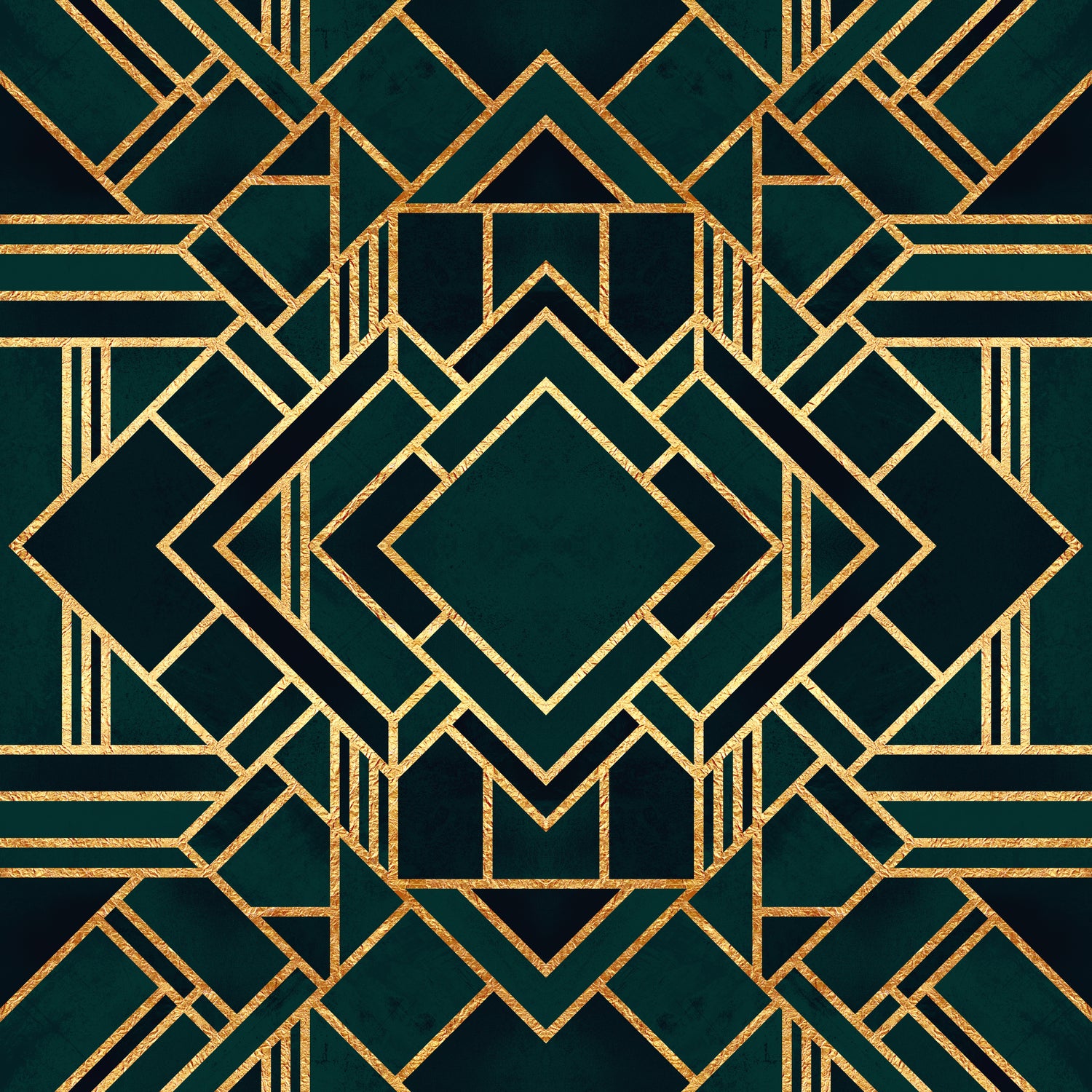 Art Deco Style Wall Decor - Vintage Inspired Geometric Design for Home & Office | Perfect for Living Room, Bedroom, or Gallery Wall Display