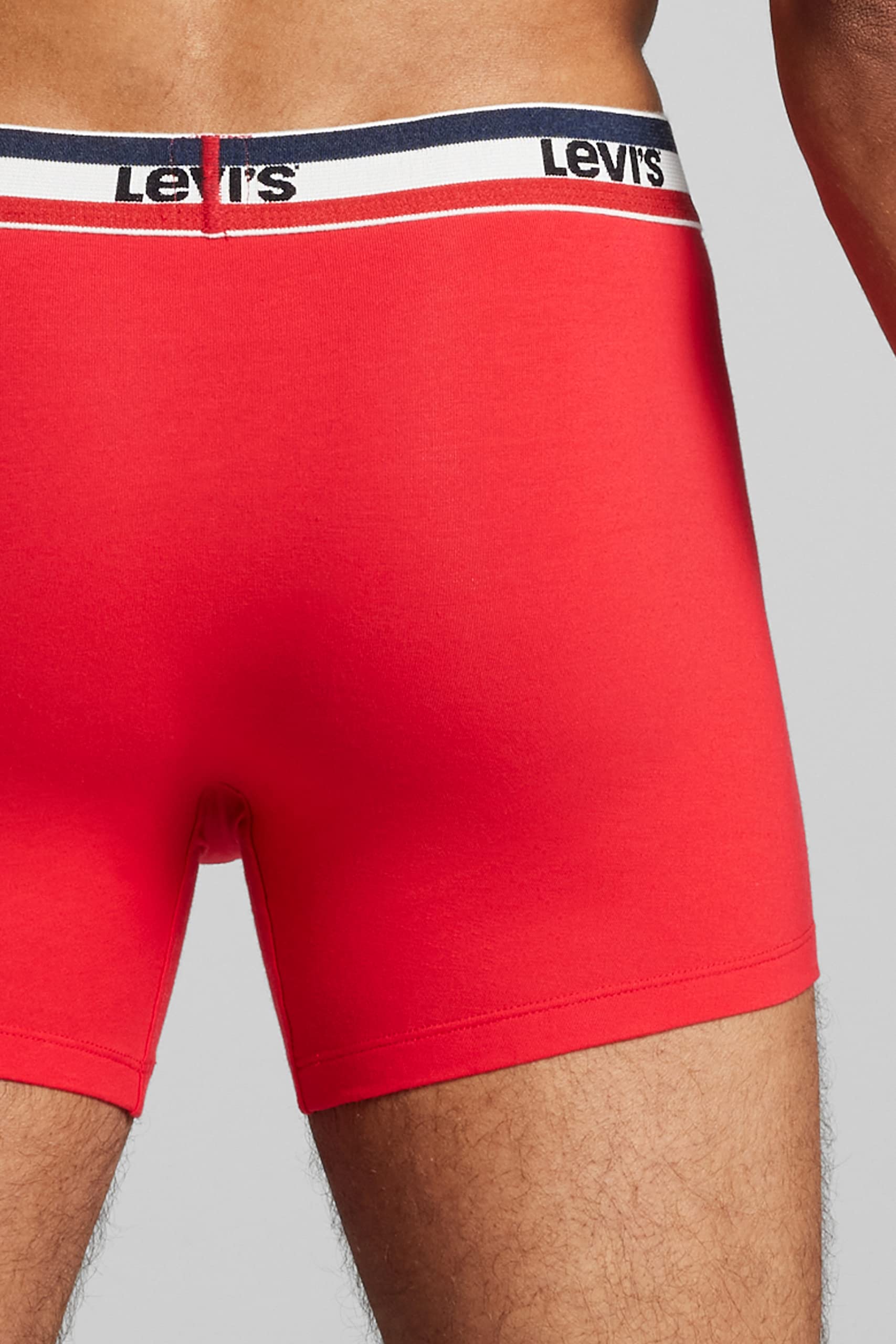LEVI'S Men's Cotton Boxer Briefs 2-Pack - Soft, Breathable Underwear for Everyday Comfort & Active Lifestyle