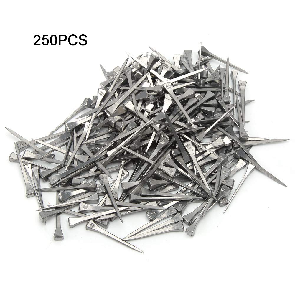 Premium Horseshoe Nails 250pcs - Heavy Duty Forged Steel Horse Hoof Nails for Farrier & Equine Care - Perfect for Horseshoe Repair, Stable Maintenance & Equestrian Use