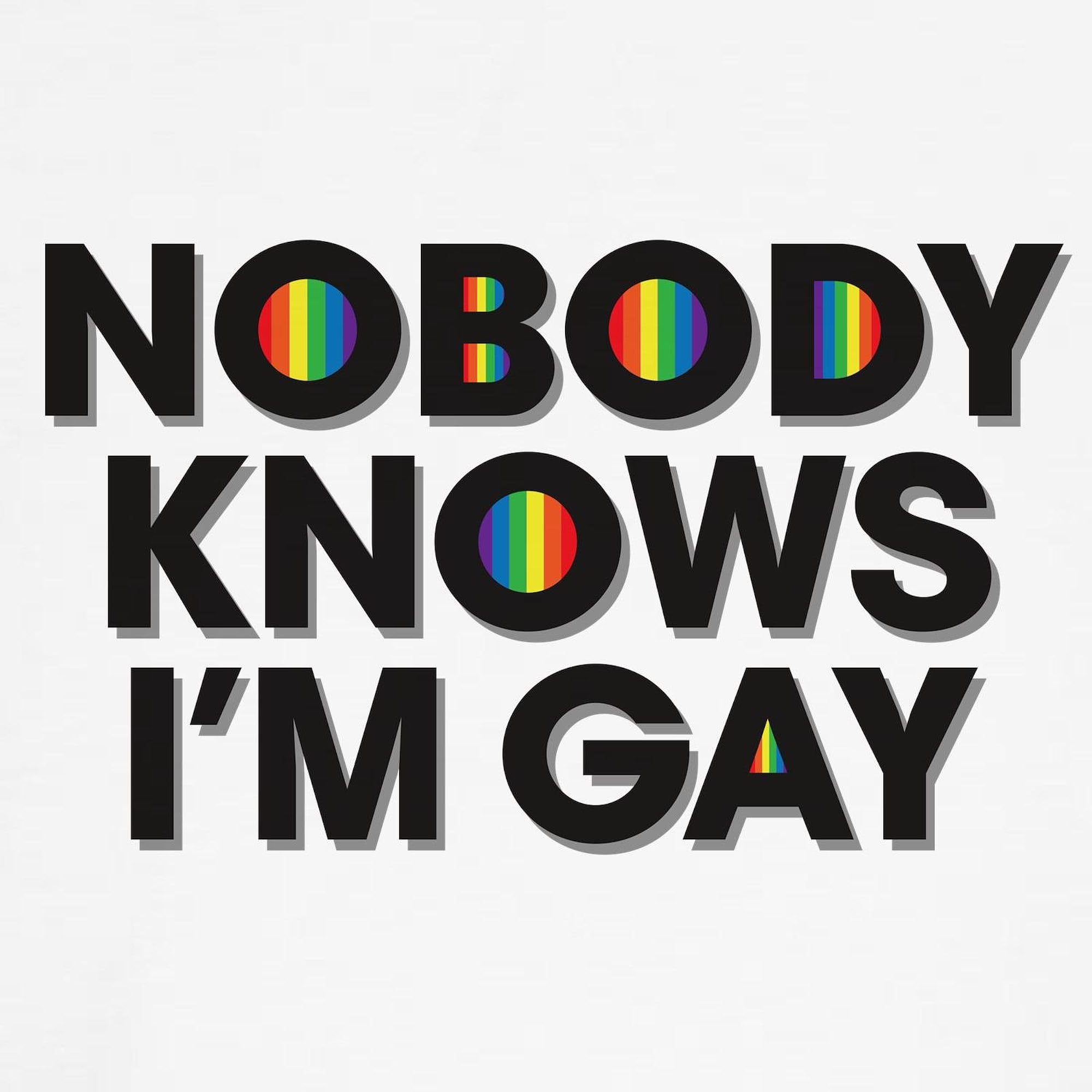 Funny 'Nobody Knows I'm Gay' Maternity T-Shirt for Women - Ruched Side Design, Comfortable Pregnancy Tee - Perfect for Pride Events, Baby Showers & Casual Wear