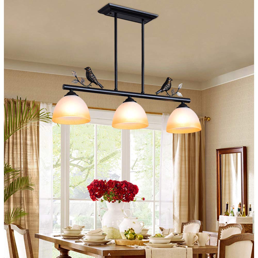 Modern LED Bird Dining Chandelier - 3-Light E27 Pendant Lamp for Home, Restaurant & Bar - Minimalist Macaron Design for Living Room & Dining Table Decor
