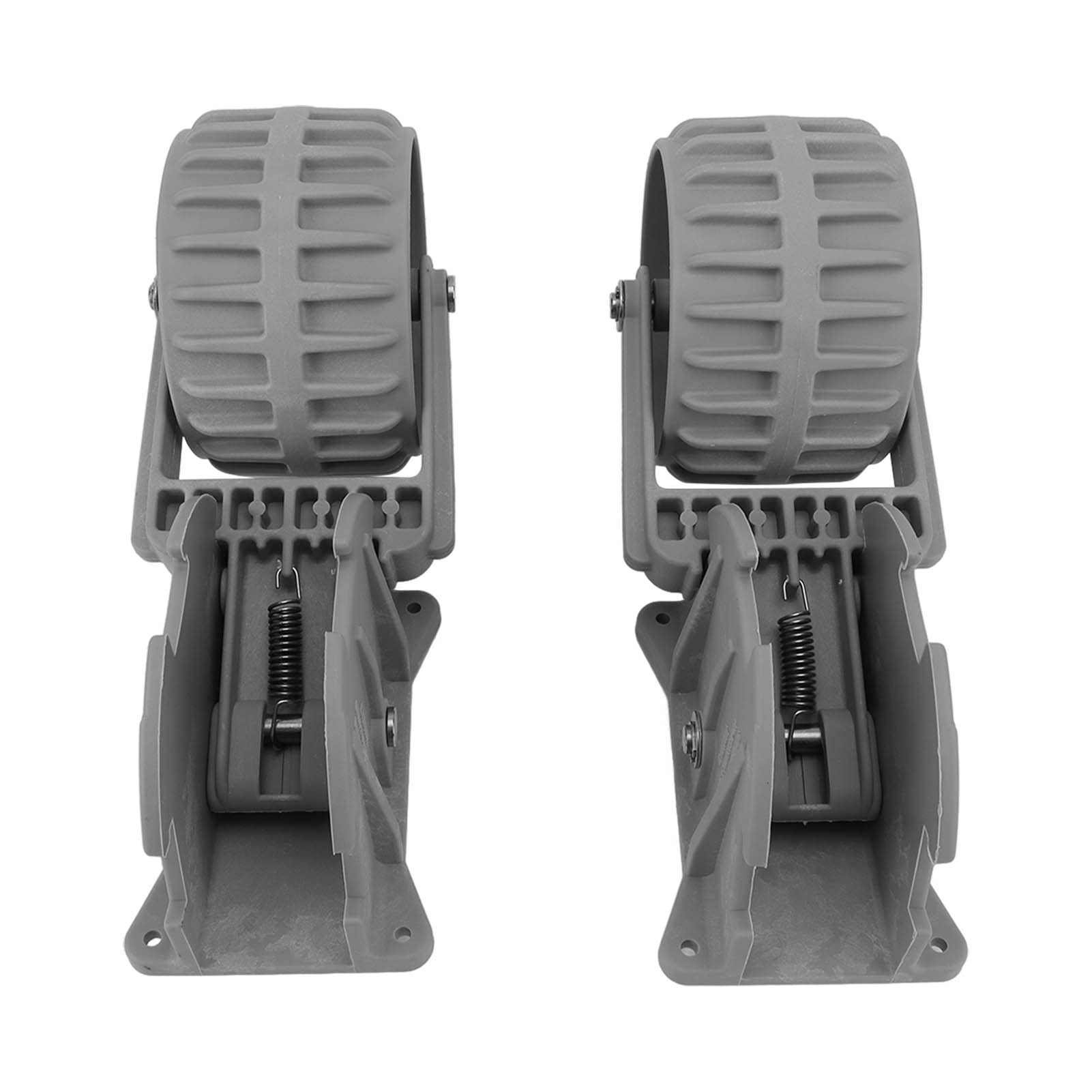 2-Pack Inflatable Boat Wheels for Kayak & Raft - Heavy Duty PVC Dinghy Cart with Anti-Slip Treads - Prevent Hull Damage & Easier Transport (Perfect for Beach Launching & Shoreline Storage)