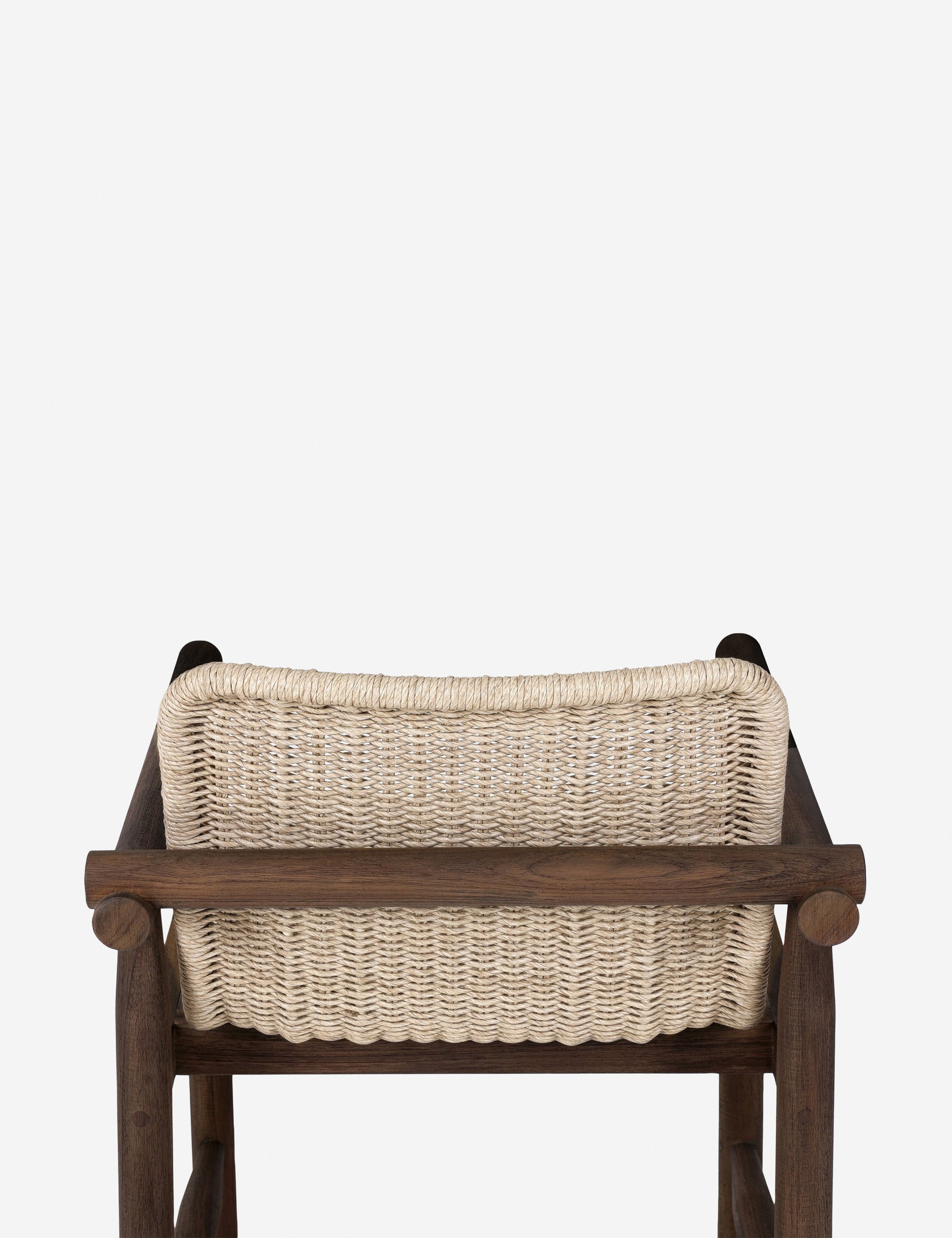 Amber Lewis x Four Hands Dume Indoor Outdoor Dining Arm Chair - Patio, Garden, Restaurant & Home Decor