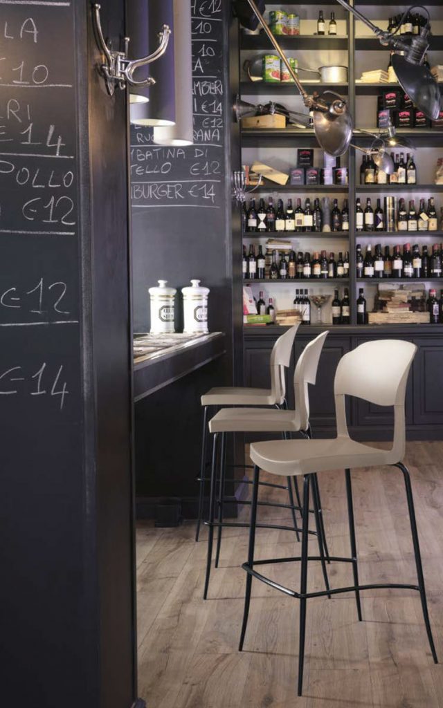 Evo Counter Stool by Green - Modern Adjustable Bar Stool for Kitchen Island, Breakfast Nook & Home Bar - Comfortable & Stylish Seating Solution