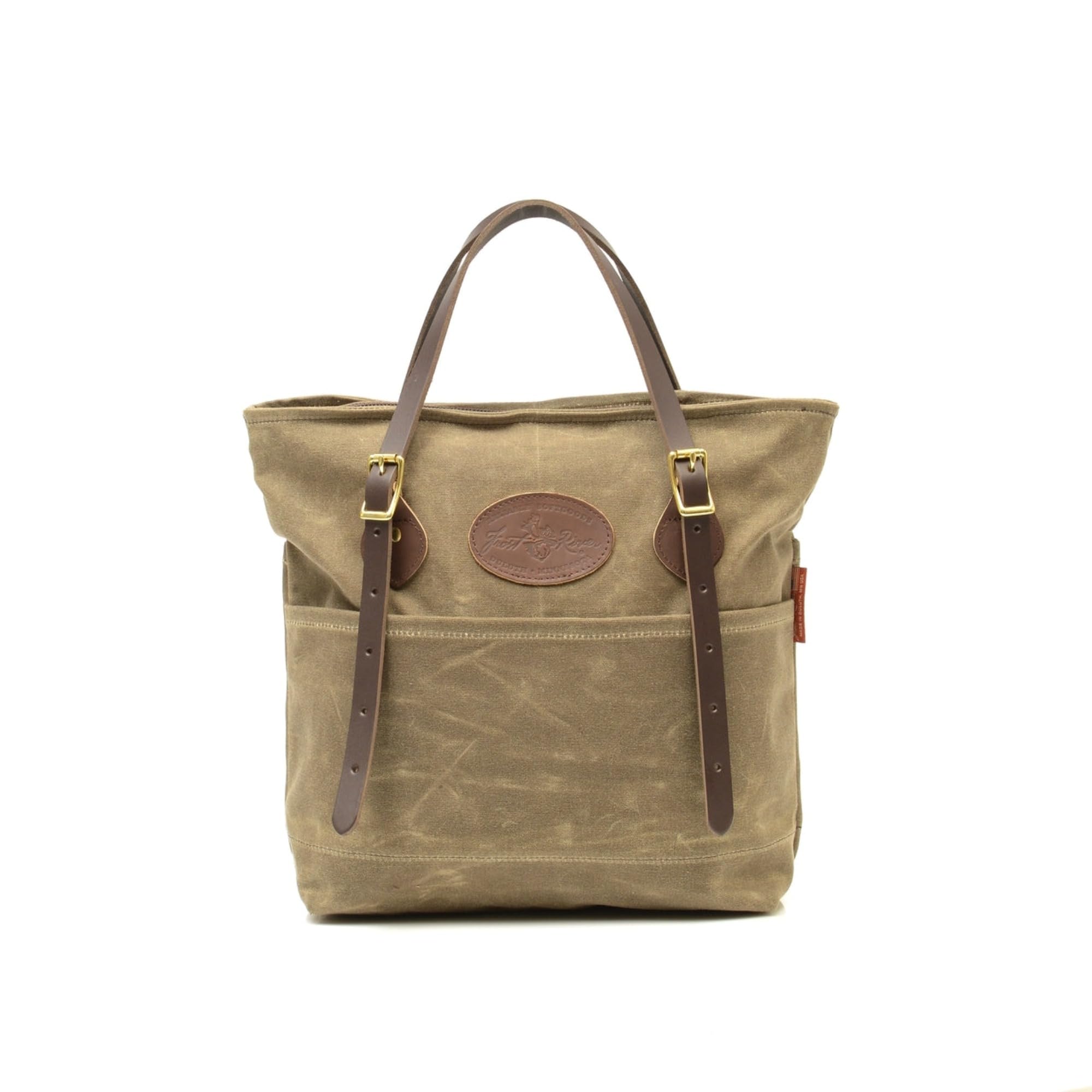 Frost River Boardwalk Tote - Premium Waxed Canvas Tote Bag for Women & Men - Water-Resistant & Durable Everyday Carry Bag for Work, Travel, Beach & Outdoor Adventures