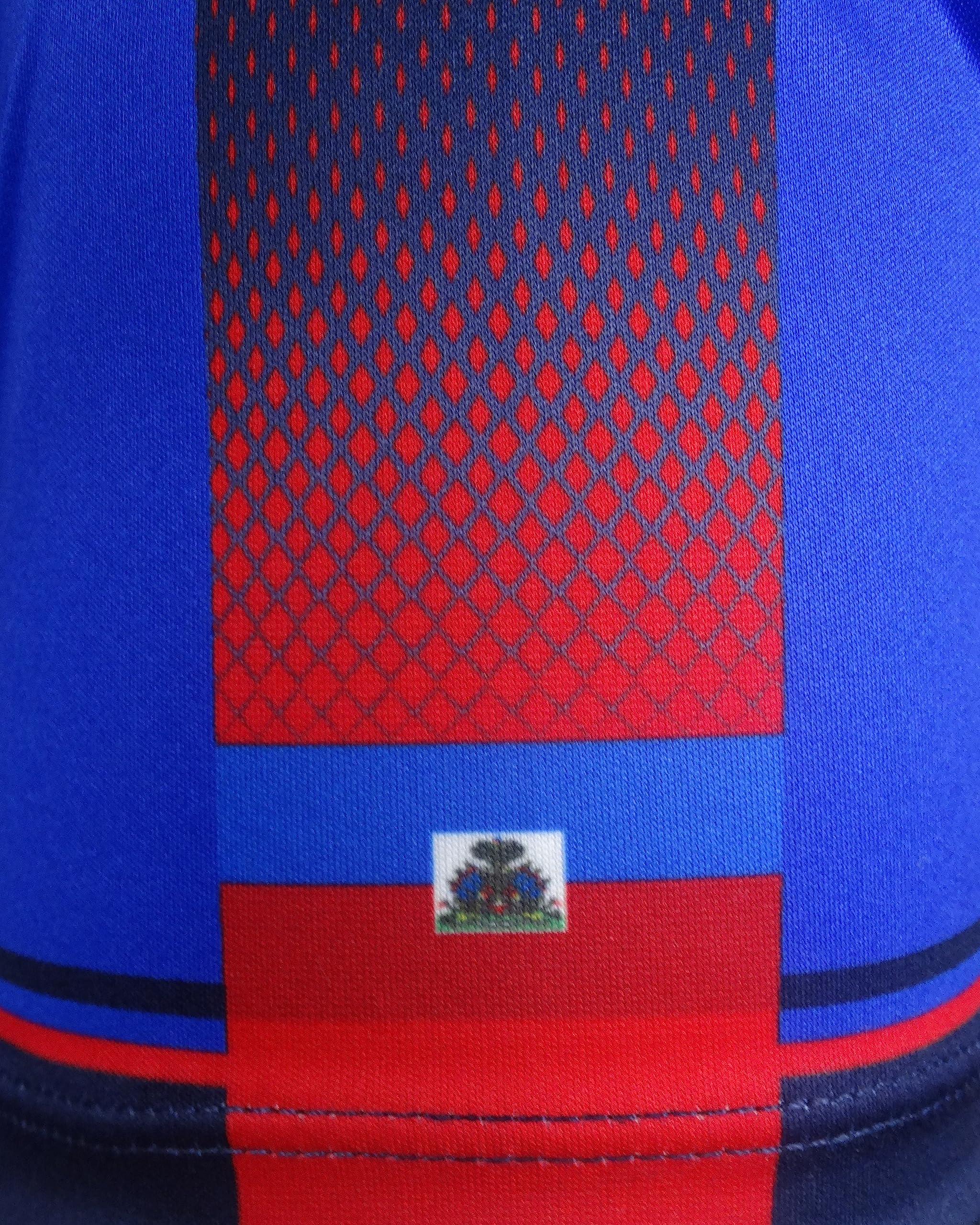 SAETA Men's Haiti National Team Home Jersey - Authentic Fan Soccer Shirt for World Cup & Match Days | Lightweight & Breathable for Comfortable Wear