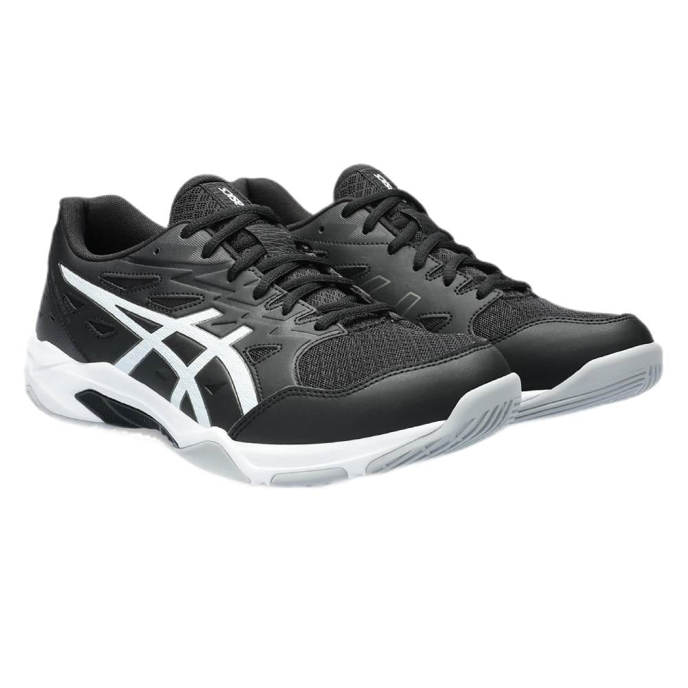ASICS Gel Rocket 11 Men's Volleyball Shoes - Lightweight Indoor Court Sneakers for Badminton, Squash & Tennis (Black/Gunmetal) | Non-Marking Rubber Sole for Gym & Sports Performance