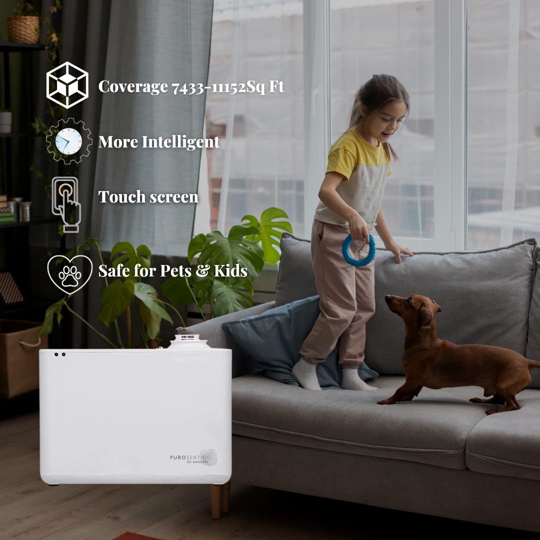 Puro Sentido Aroma Diffuser by Scentrade - Premium Scent Air Machine for Home, Office & Hotel | Large Room Essential Oil Diffuser | HVAC Compatible for Fresh Air Circulation | Perfect for Relaxation, Aromatherapy & Creating Inviting Spaces
