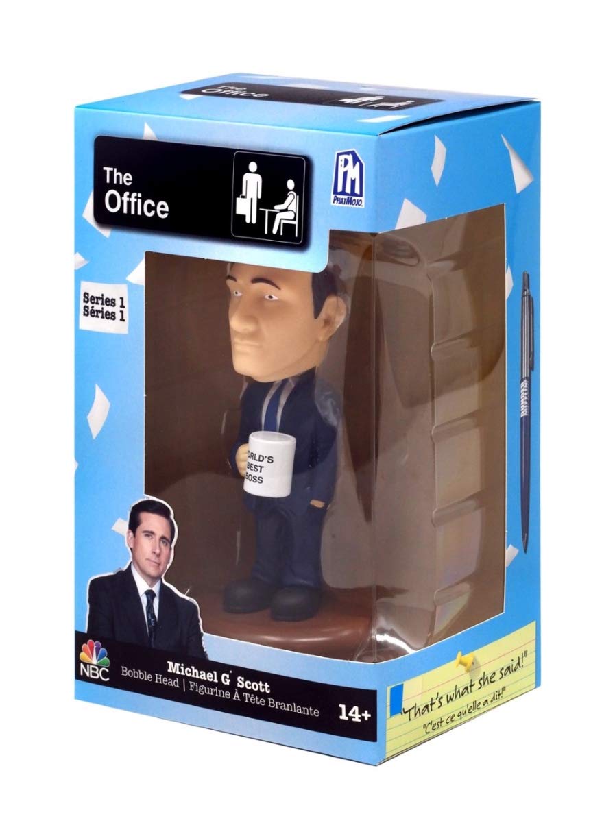 The Office Michael Scott Bobblehead Figure - Officially Licensed Collectible - Perfect for Desk Decor, TV Show Fans & Gift Giving