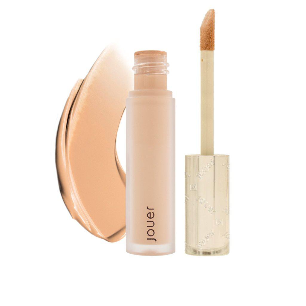 Jouer Essential High Coverage Liquid Concealer - Full Coverage, Long-Lasting, Vegan & Cruelty-Free - Perfect for Dark Circles, Blemishes & Under Eye Brightening
