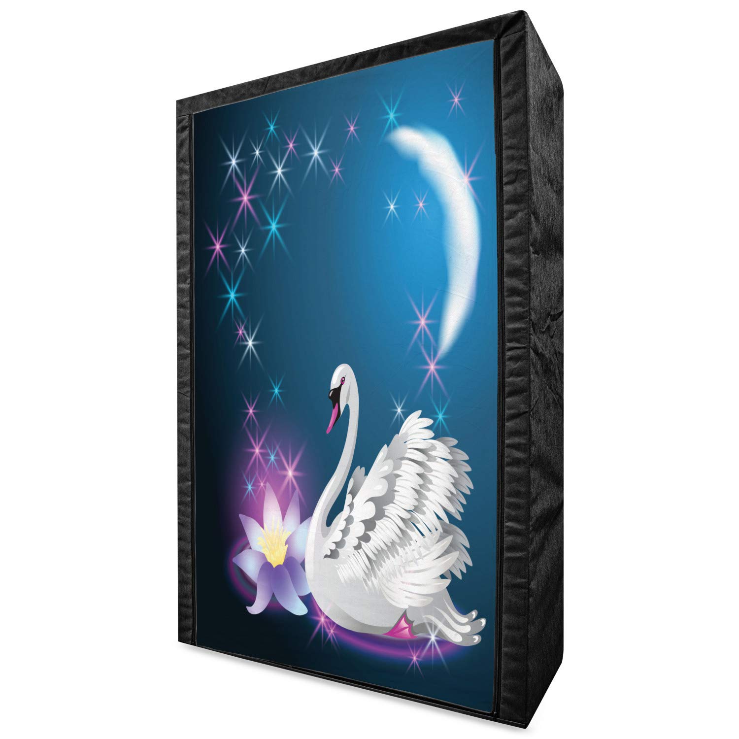Ambesonne Swan Fabric Wardrobe Closet - 42.5