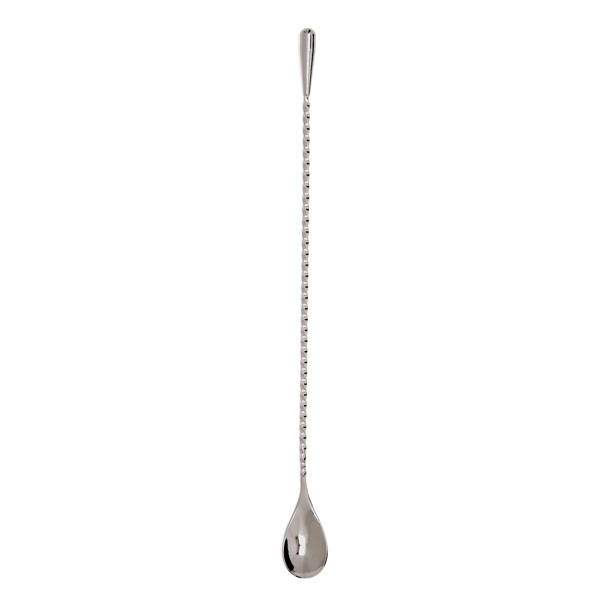 Premium Teardrop Bar Spoon - 12 Inch Stainless Steel Cocktail Mixing Tool for Bartenders - Perfect for Mixing, Stirring & Layering Drinks in Bars, Home & Parties