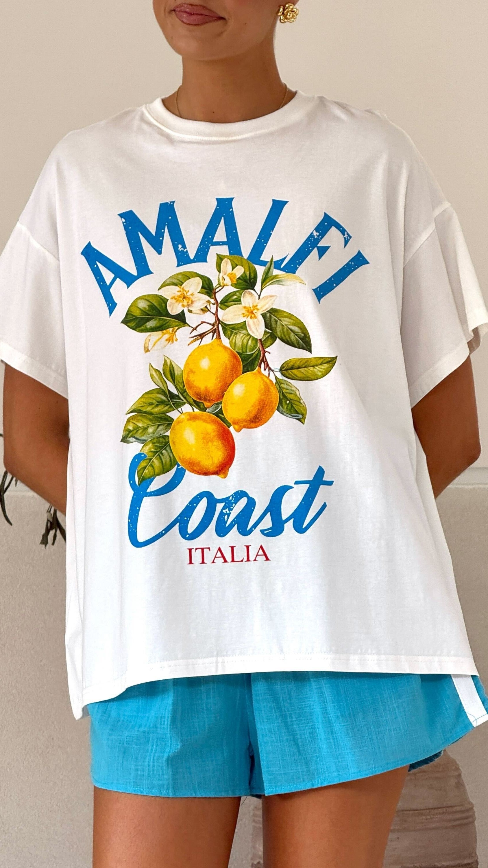 Stylish Amalfi Coast Shirt and Shorts Set for Men - Premium Blue Summer Outfit | Perfect for Beach Vacations, Casual Wear & Outdoor Adventures