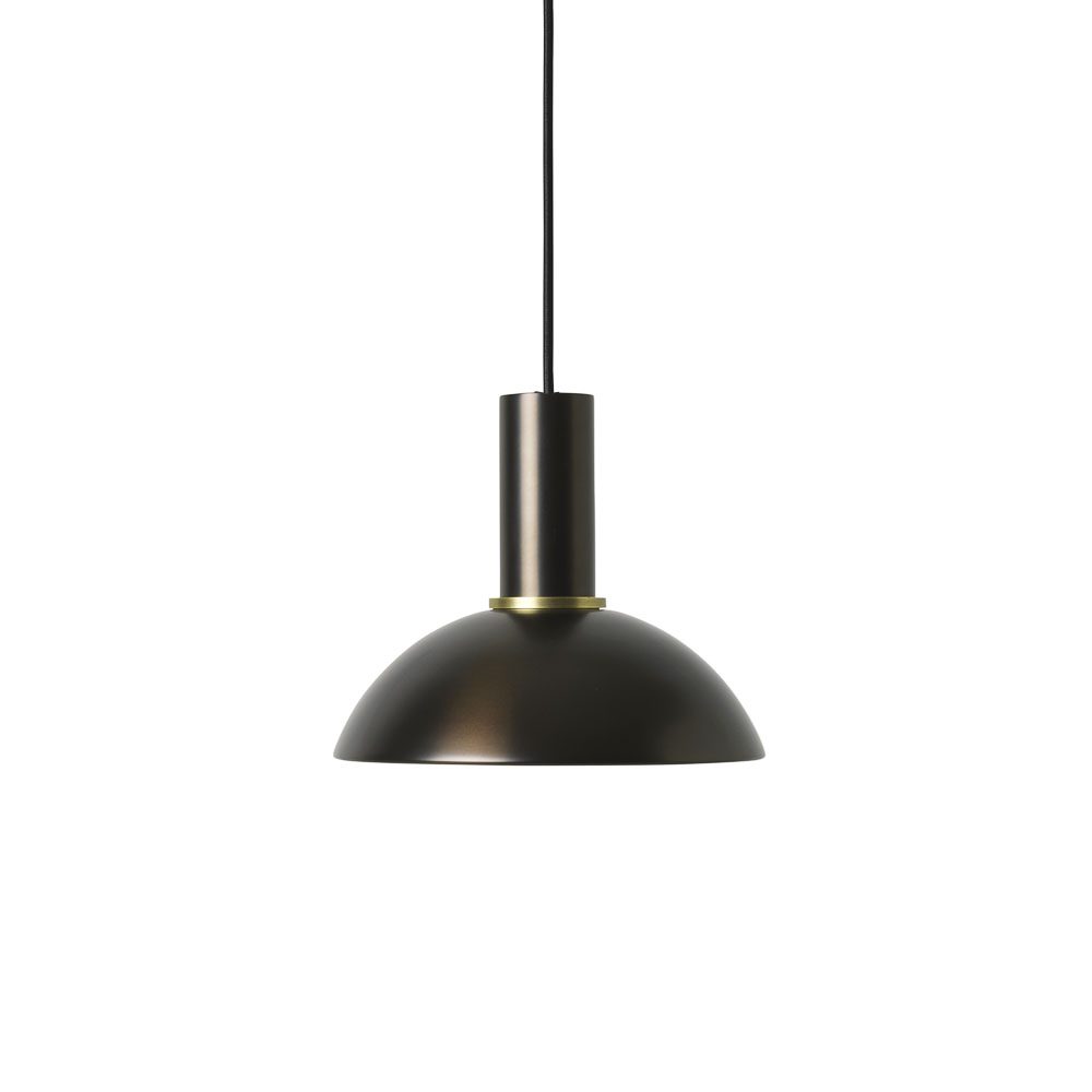 Ferm Living Collect Hoop Lamp Shade Pendant - Black Brass Shade Only | Modern Scandinavian Lighting for Living Room, Bedroom & Dining Room Decor