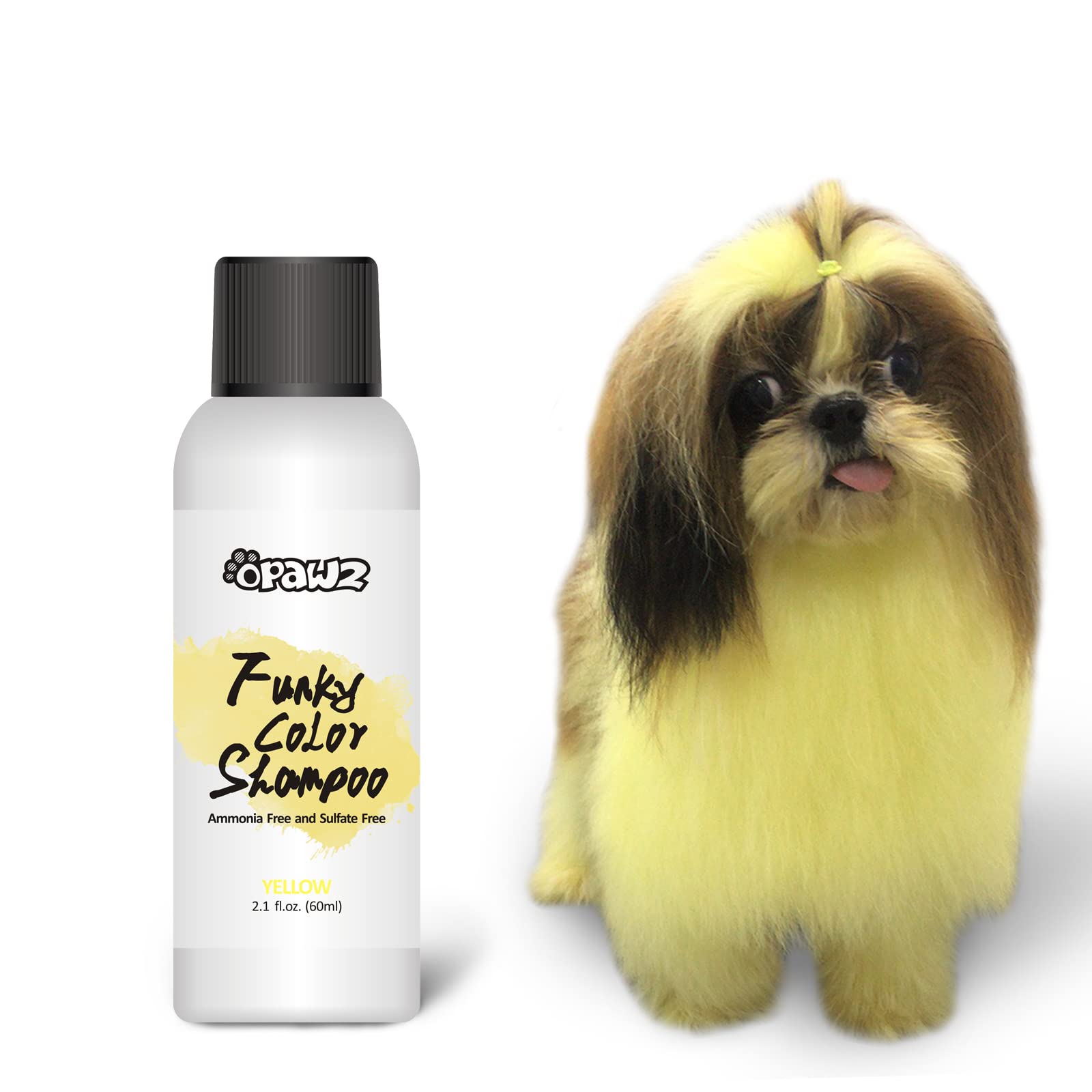 OPAWZ Semi-Permanent Color Depositing Shampoo for Dogs - Safe, Non-Toxic Pet Hair Dye & Coloring Shampoo | Perfect for Grooming, Pet Shows & Creative Styling