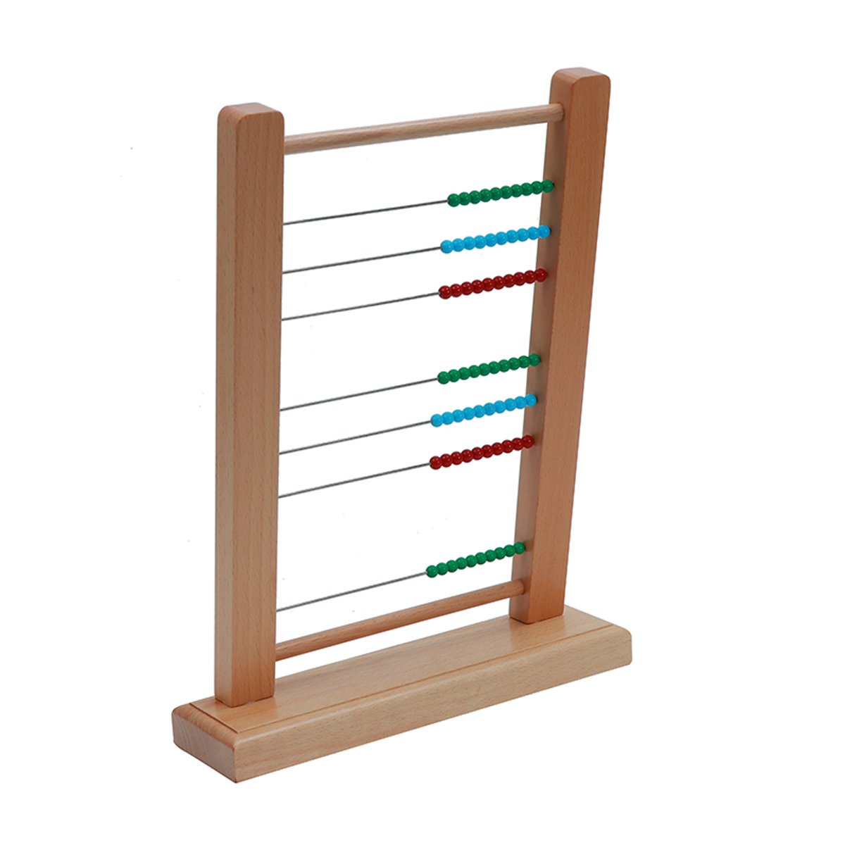 Thoth Montessori Wooden Large Bead Frame Abacus - Educational Math Toy for Preschool Learning, Early Childhood Development & Toddler Activities | Perfect for Homeschooling, Classroom Teaching & Montessori Math Practice