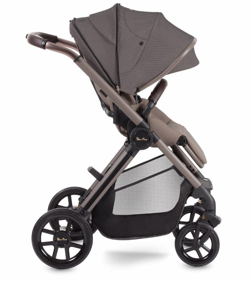 Silver Cross Reef Stroller with Folding Bassinet - Lightweight Compact Travel Baby Stroller for Newborns & Toddlers - Perfect for Shopping, Travel & Daily Walks