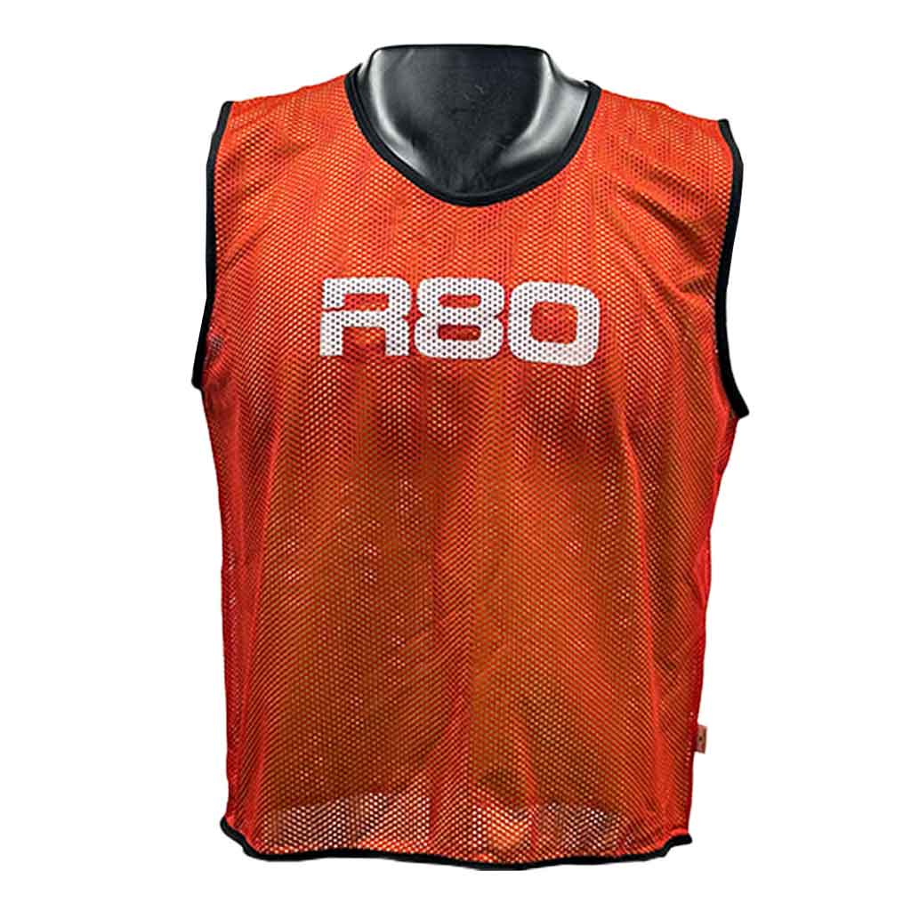 R80 Mesh Training Bibs - Breathable & Lightweight for Soccer, Basketball & Running - Perfect for Athletes & Workouts