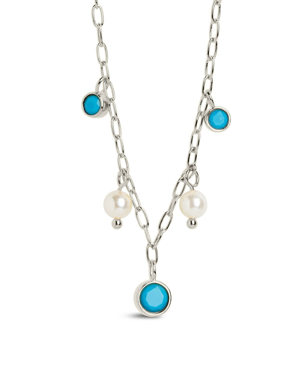 Bali Charm & Pearl Chain Necklace - Elegant Handmade Jewelry for Women - Perfect for Weddings, Parties & Special Occasions