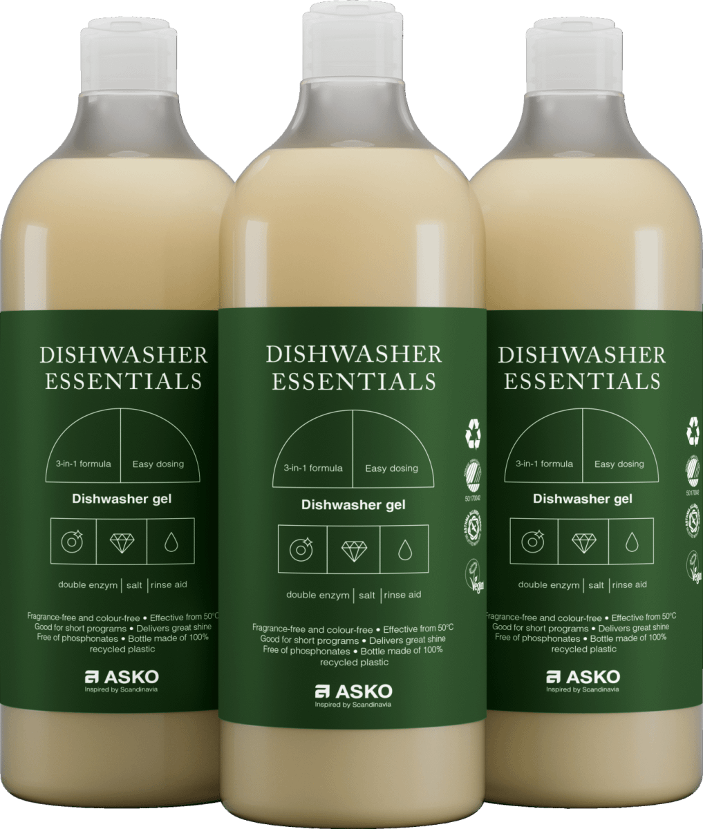 Asko LD10 Dishwasher Detergent Tablets - 25 Count, Ultra Concentrated for Sparkling Clean Dishes - Perfect for Home, Apartment & RV Use