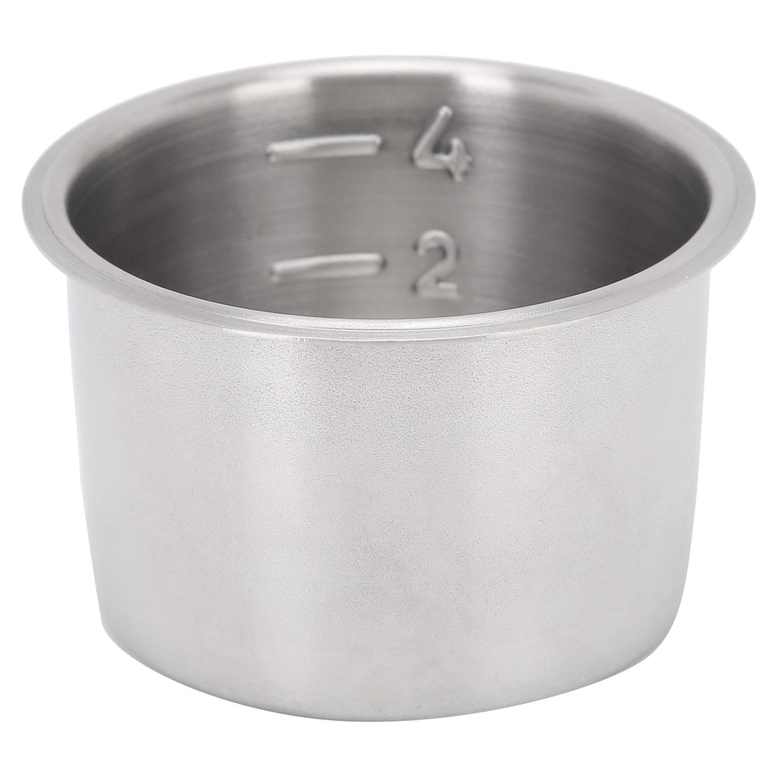 Stainless Steel 51mm Coffee Filter - 4 Cup Rust-Proof Reusable Coffee Machine Accessory for 51mm Coffee Makers | Perfect for Home, Office & Camping Brewing